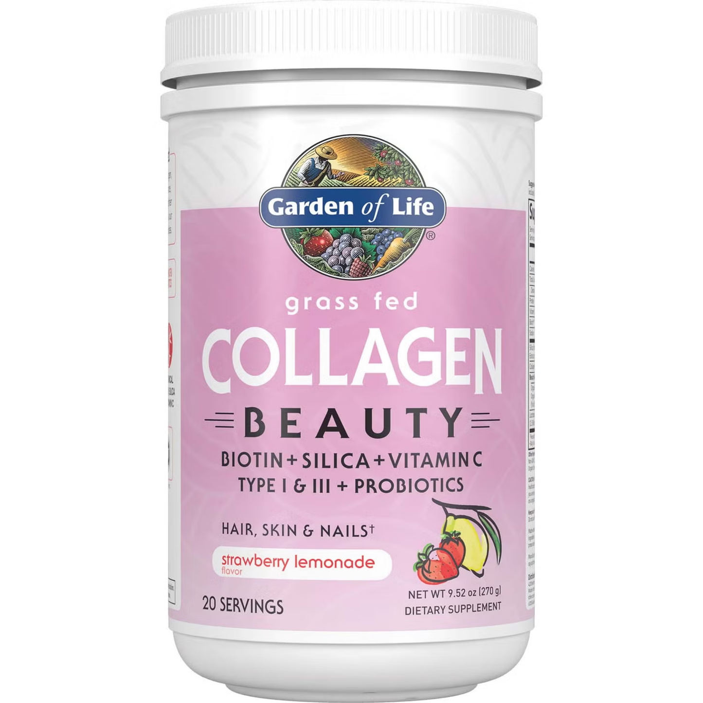 Collagen Beauty - Limonade à la fraise - 270 g